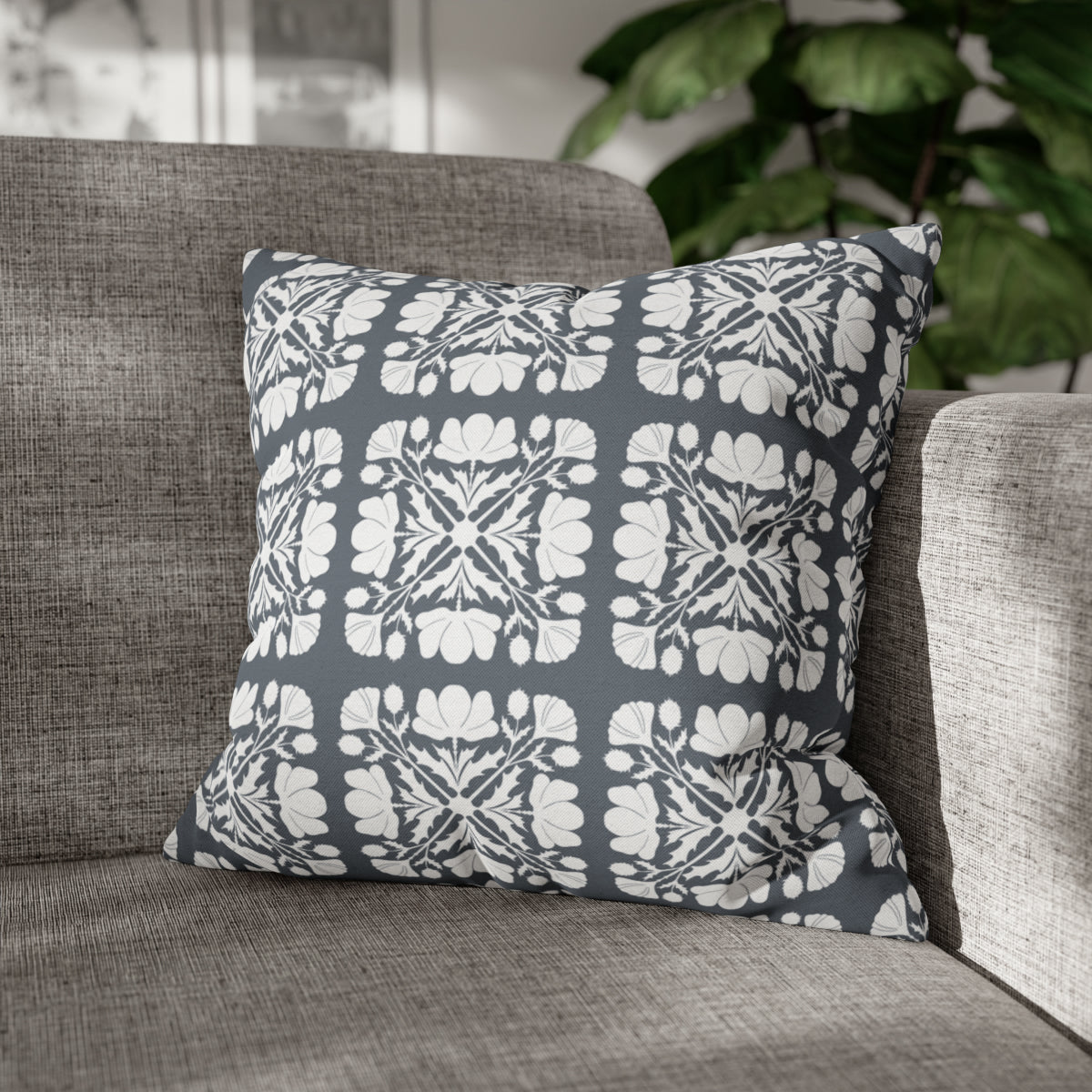 Pua Kala Pillow Case (Grey)