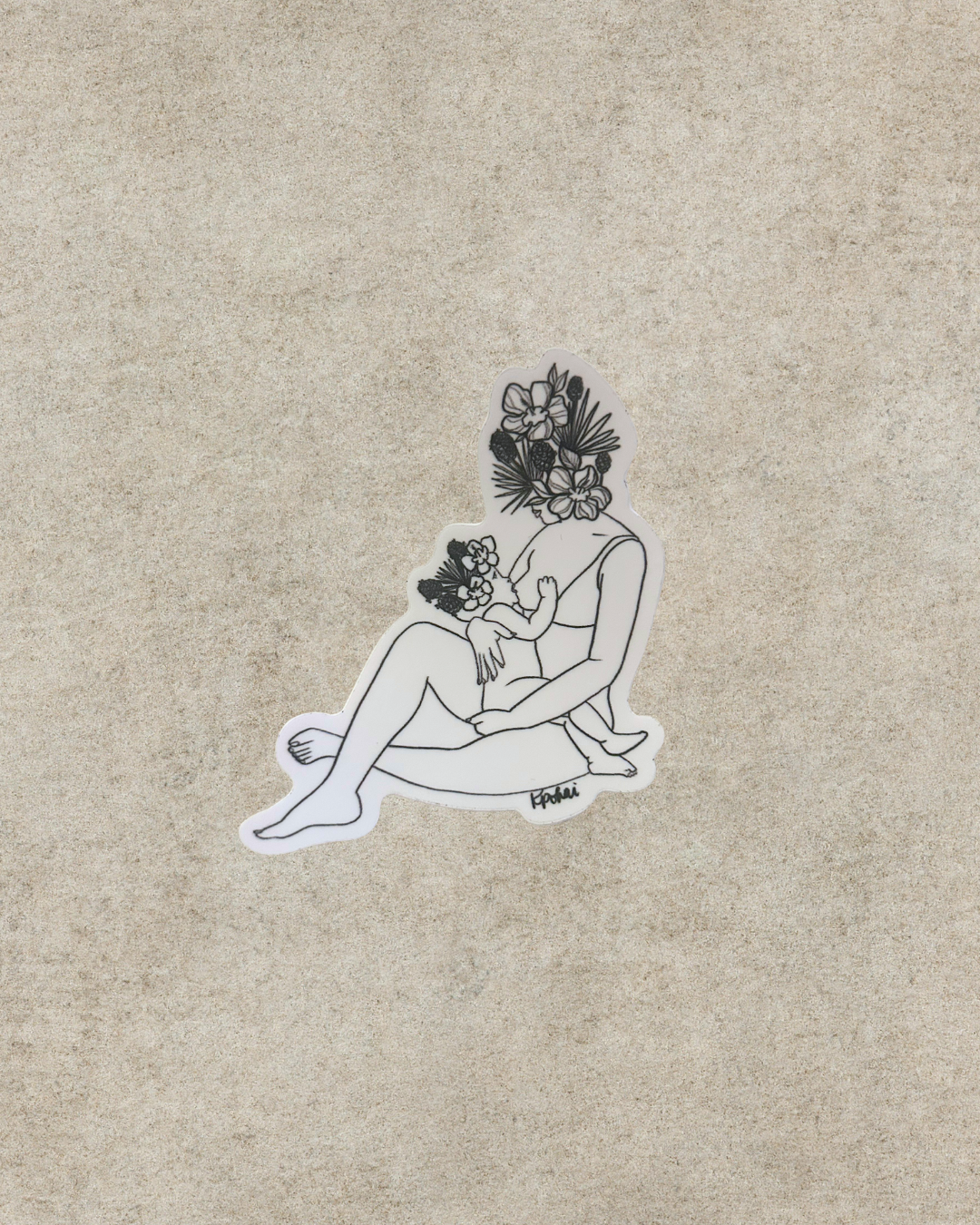 Mama and Pē Sticker
