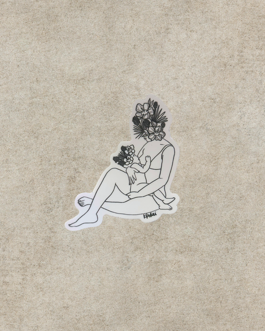 Mama and Pē Sticker