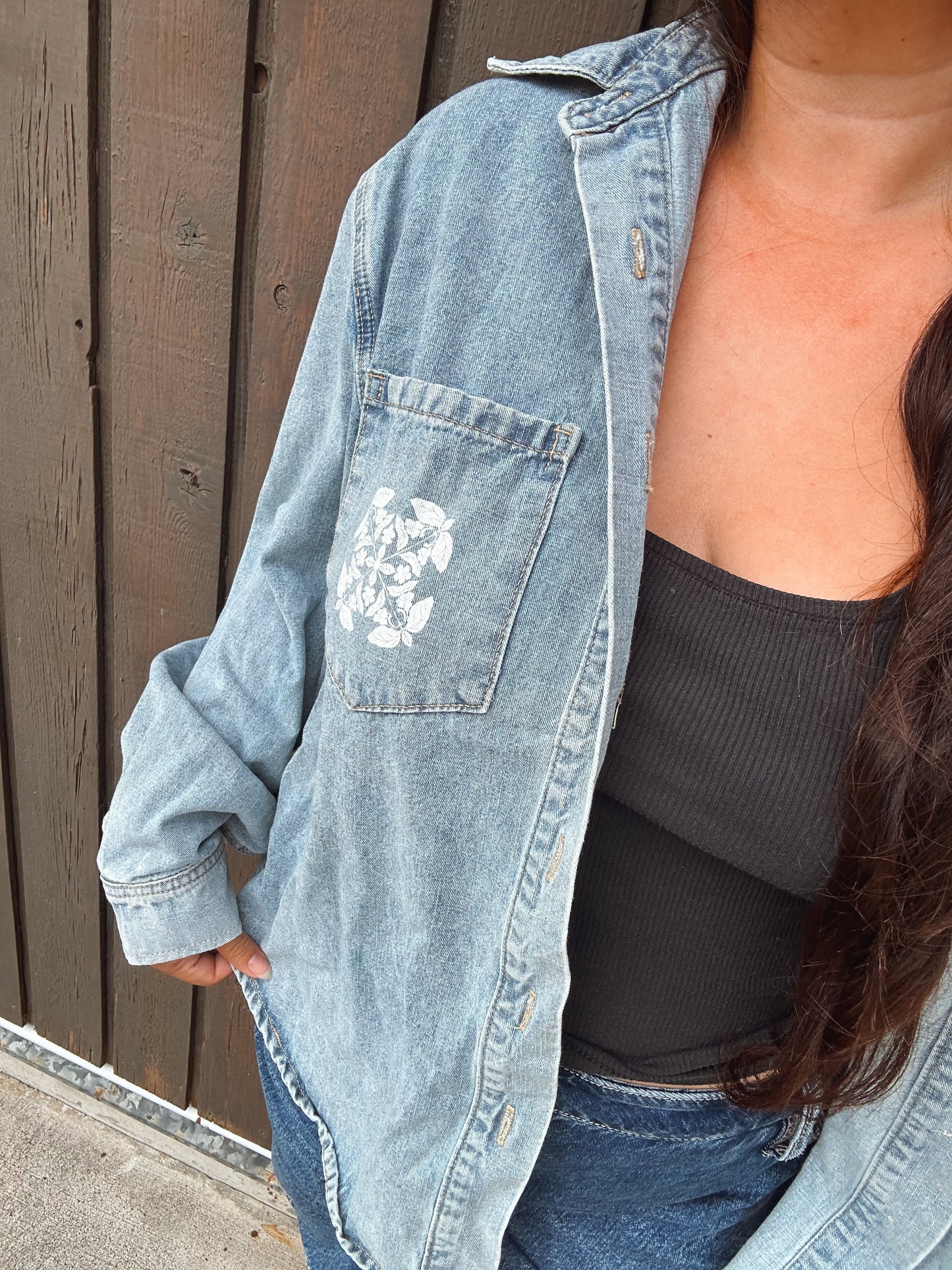 Kou Denim Button Down